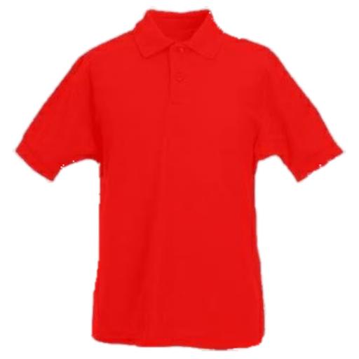 Red Polo shirt