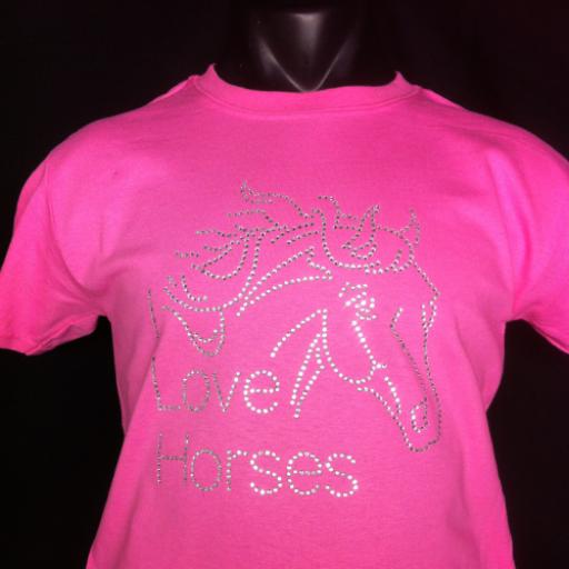I Love Horses Kids T shirt
