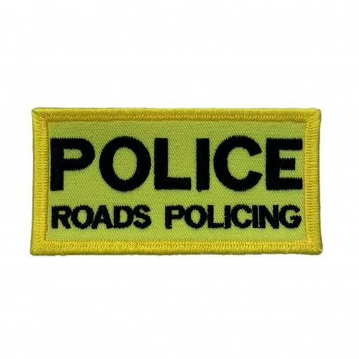 Police Roads Policing Patch 10cm x 5cm