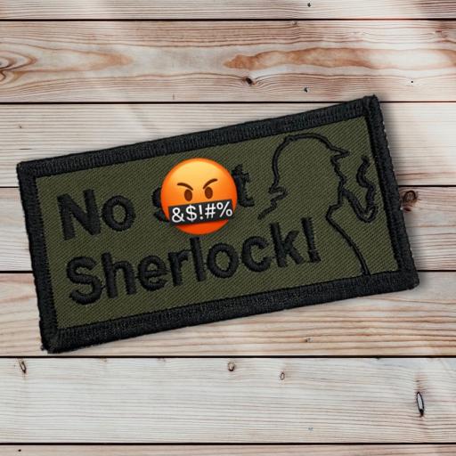 Sherlock Patch 10cm x 5cm