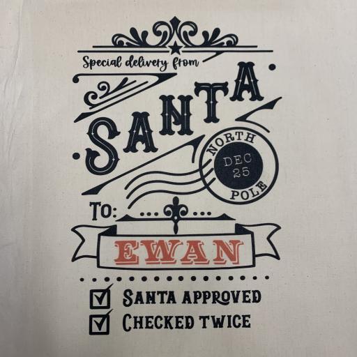 Christmas Gift Personalised Santa Sack