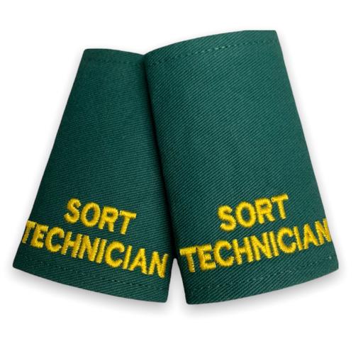 Slider Epaulettes SORT TECHNICIAN