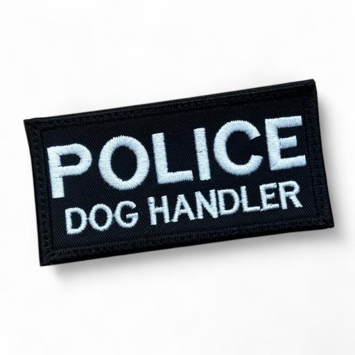 Police Dog Handler Patch 10cm x 5cm