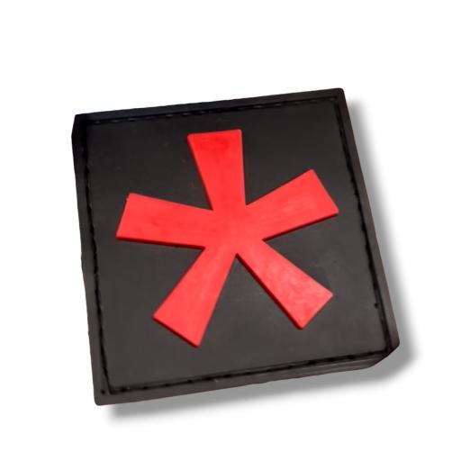 Two ARV PVC Star Patches. 5cm x 5cm. Sold in pairs